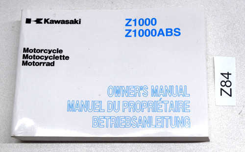 Kawasaki z1000 manuale - z1000, (abs)