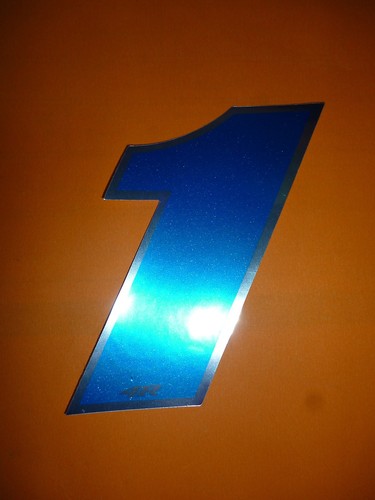 Adesivi numero blu carena - adesivi,