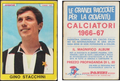 Calciatori panini 1966 - calciatori, 1966-67