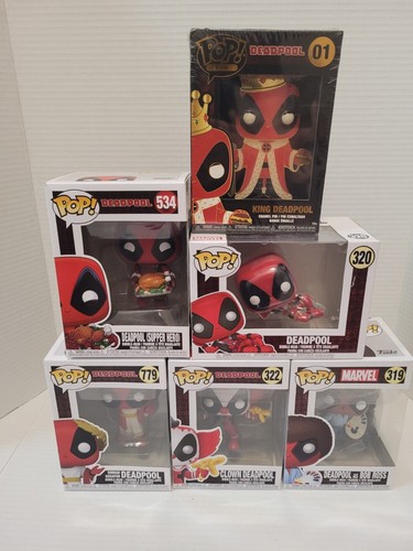 Deadpool funko pop lot - lot, of