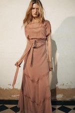 Zara ABITO IN PIZZO COMBINATO