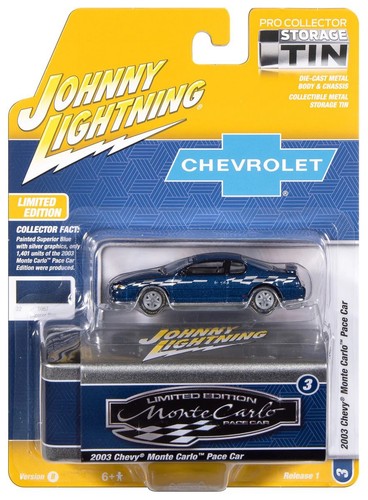 Johnny lightning storage - lightning, tin
