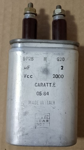 Condensatore carta olio - in,