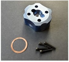 Super Tigre Optional G51 Anello Motore Testa Cilindro Blu RC Elicottero Raro Nuovo!