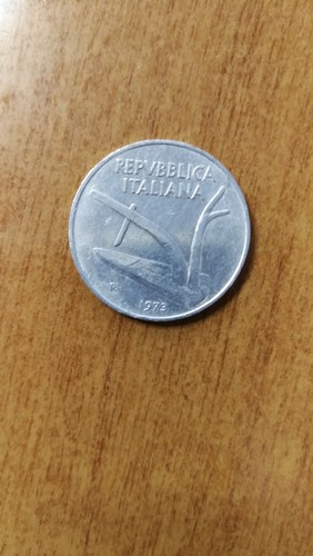 Moneta lire del 1973 - moneta,