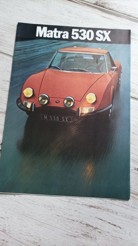 Prospectus brochure matra - /,