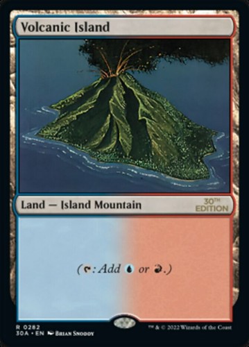 Volcanic island modern frame - -,