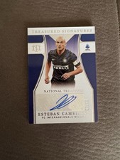 2021-22 PANINI CHRONICLES NATIONAL TREASURES AUTO CAMBIASSO INTER /89
