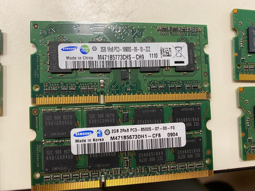 Lotto memorie ram - ram, notebook
