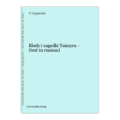 Klady zagadki taimyra - klady,