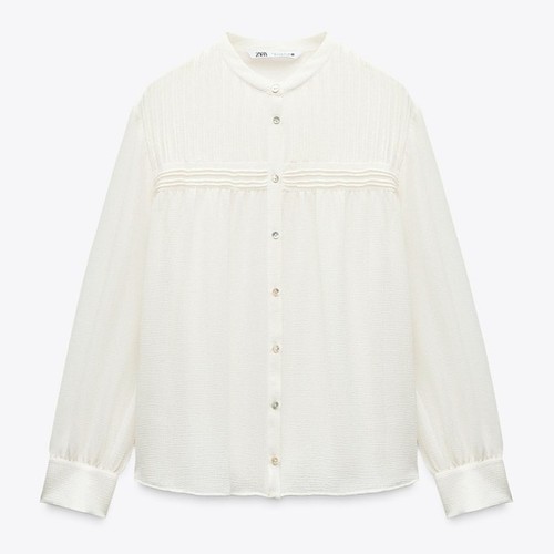 Camicia donna semi trasparente