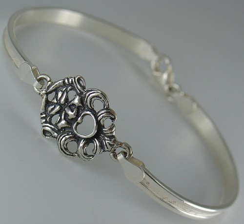 Bracciale maschera argento - bracciale,