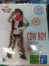 Carnevale Costume COW BOY 5/7 anni NUOVO