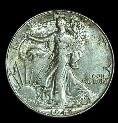 Mezzo dollaro 1942 50c walking - dollaro,
