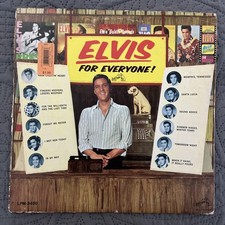 ELVIS PRESLEY - ELVIS FOR EVERYONE! LP '65 MONO ORIGINAL NICE  CONDITION! G+/G+