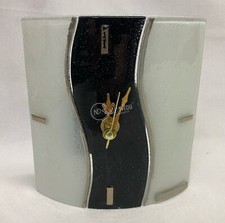 Orologio da tavolo in vetro Settimocielo 15x14 cm arredamento arredo casa