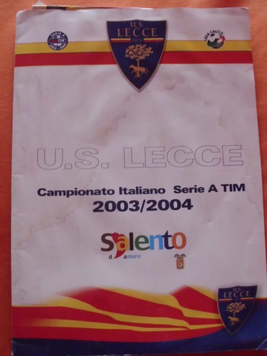 Lecce calcio cartellina - u.s.,