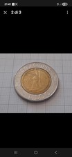 moneta 500 lire bimetallica -