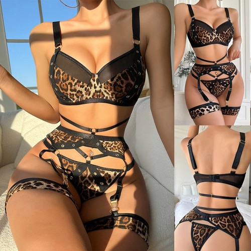 Set intimo stampa leopardata