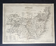 Antica mappa della contea del