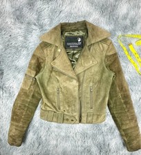 Giacca biker vintage in pelle