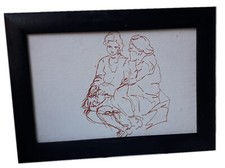 Dipinto,quadro,vecchia