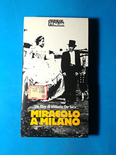 VHS FILM UN MIRACOLO A MILANO DI VITTORIO DE SICA VIDEOCASSETTA DA COLLEZIONE