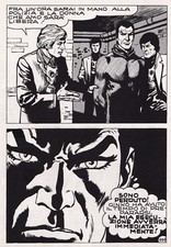 DIABOLIK CARTOLINA CLUB ANNI 70 "PAGINA 107"