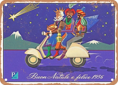 Insegna metallo 1956 - -, vespa