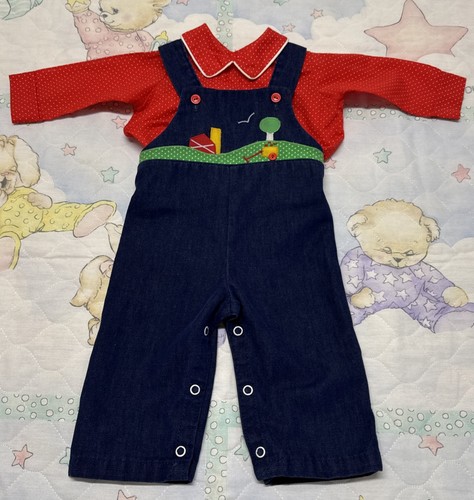 Set salopette vintage - anni, 80