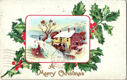 Una felice natale design con - una,