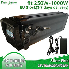 250W 500W 1000W 36V Batteria per Pesci D'Argento 36V 26Ah 10S8P Elektrische Fiet