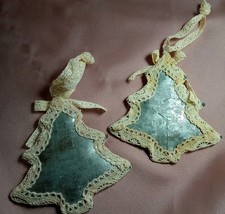 Lot of 2 Vintage Tin Lace