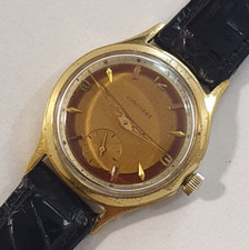 Orologio Uomo JUNGHANS Cal.J93 Vintage '50 33m 15J Two-Tone Antique German Watch