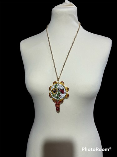Collana con tamburello - con, grande