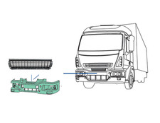 Griglia dietro paraurti anteriore cabina adatto a Iveco New Eurocargo tector