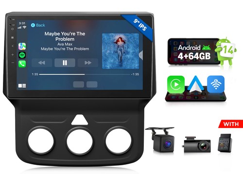 Autoradio android 4 64gb - 9", 4+64gb