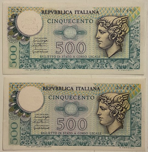 500 lire 1976 2 - lire, 20.12.1976