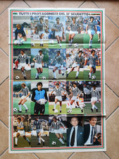 JUVENTUS 1983/84 I PROTAGONISTI DEL 21° SCUDETTO CAMPIONI D'ITALIA POSTER STORY