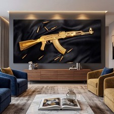 Kalashnikov AK47 in oro
