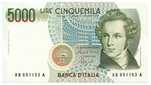 5000 lire italia vincenzo - lire, b.