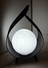 Lampada abatjour in foglia di