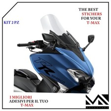 KIT ADESIVI RR 560 SCUDO ANTERIORE PER YAMAHA T-MAX TMAX 560 COLORE NERO