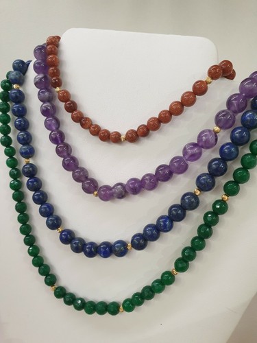 Collana pietre dure - collana,