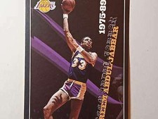 CARD BASKETBALL STARS NBA PANINI 2009/10 NUMERO 287 LAKERS ABDUL JABBAR