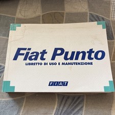 Ricambi Fiat Punto Prima Serie Libretto Uso