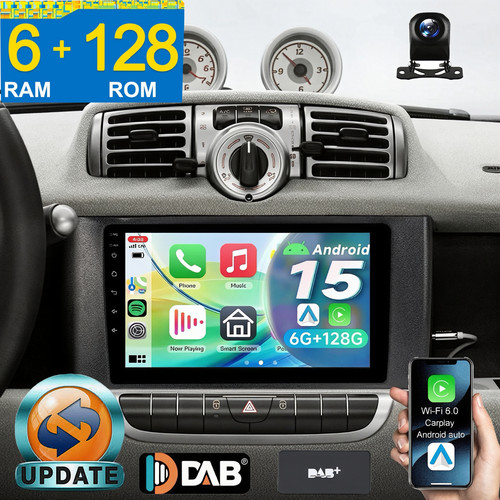 Autoradio dab 128g android - dab+, 6+128g