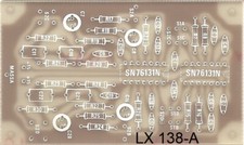 c.s. LX138A nE nuova ELETTRONICA Preamplificatore Pre-Phono Hi-Fi Stereo Microf.