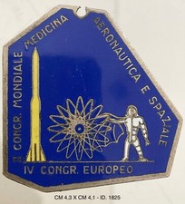 ROMA II° CONG. MEDICINA AERONAUTICA E SPAZIALE IV° CONG. EURPEO MEDAGLIA 1959