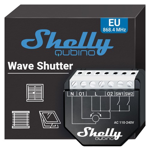 Shelly qubino wave shutter - wave, |